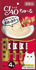 CIAO 日本貓小食 雞肉+黑毛和牛醬 (14g x4)