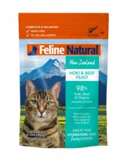 Feline Natural 無穀物主食貓濕包 - 牛及鱈魚