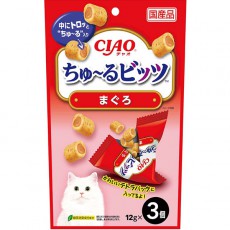 CIAO 日本貓小食 - 流心粒粒吞拿魚味 12g x 3 