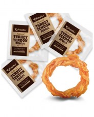 A Freschi Srl 狗零食 天然火雞筋甜甜圈 S (犬用)