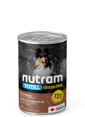 NUTRAM - T23 無薯無穀物狗罐頭 (雞+火雞) 369g (需預訂)