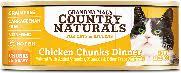 Country Naturals - 無穀物角切走地雞肉塊貓罐頭 2.8oz (需預訂)