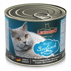 LEONARDO 天然主食貓罐頭 – 豐富海洋魚