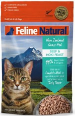 Feline Natural 冷凍脫水鮮肉貓糧 – 牛肉及藍鱈魚配方 320g (需預訂)