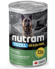 NUTRAM - T26 無薯無穀物狗罐頭 (羊肉+豆莢) 369g