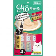 CIAO 日本貓小食 - 吞拿魚醬(防尿石) 14g x 4 (需預訂)