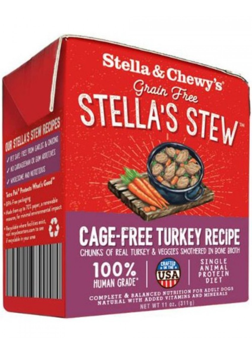 Stella & Chewy's - 單一材料系列 - 燉放養火雞肉 11oz
