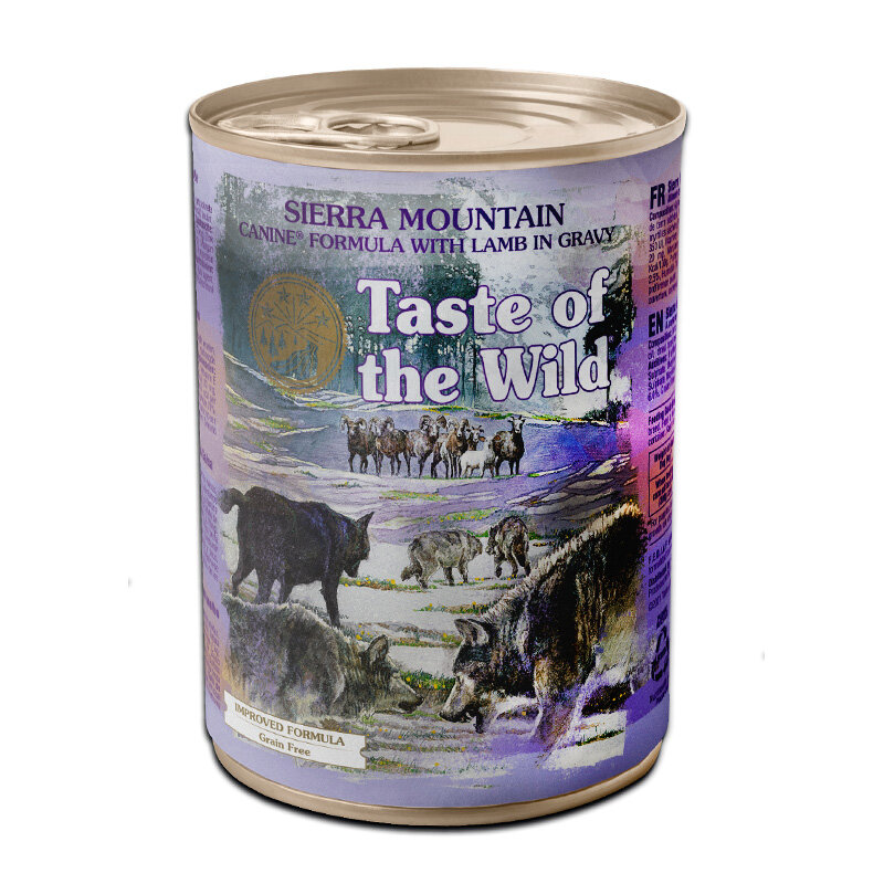 Taste of the wild 无谷物狗主食罐 - 汤汁煮羊肉粒 390g