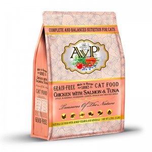 AVP  無穀物全貓糧 - 雞肉三文魚吞拿魚配方