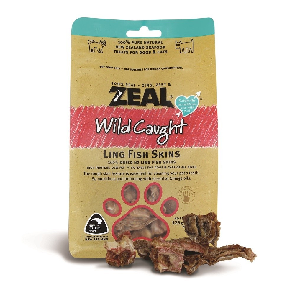 ZEAL 紐西蘭藍鱈魚皮粒 125g (需預訂)