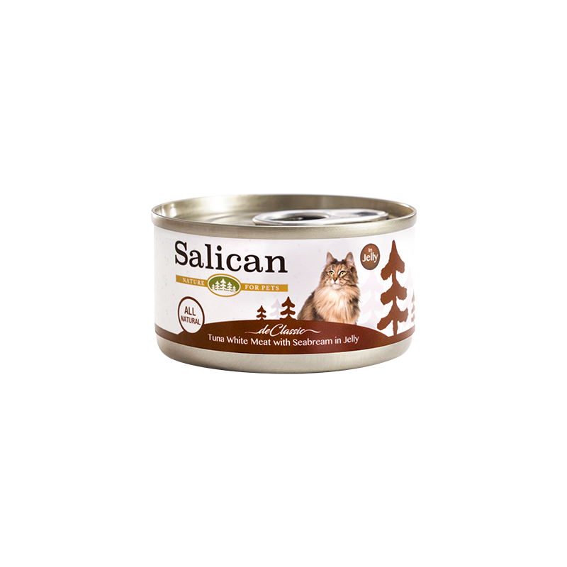 SALICAN 森林罐 白肉吞拿魚、鯛魚（啫喱）85 克 (需預訂)