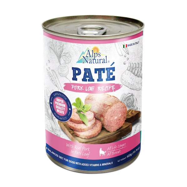 Alps Natural PATE 牧場豬肉味罐 400g
