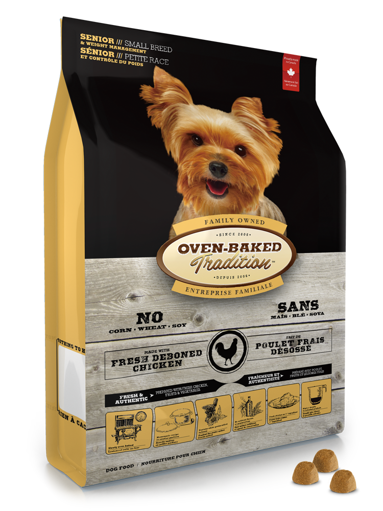 Oven-Baked 老犬糧 - 體重控制配方（細粒裝）