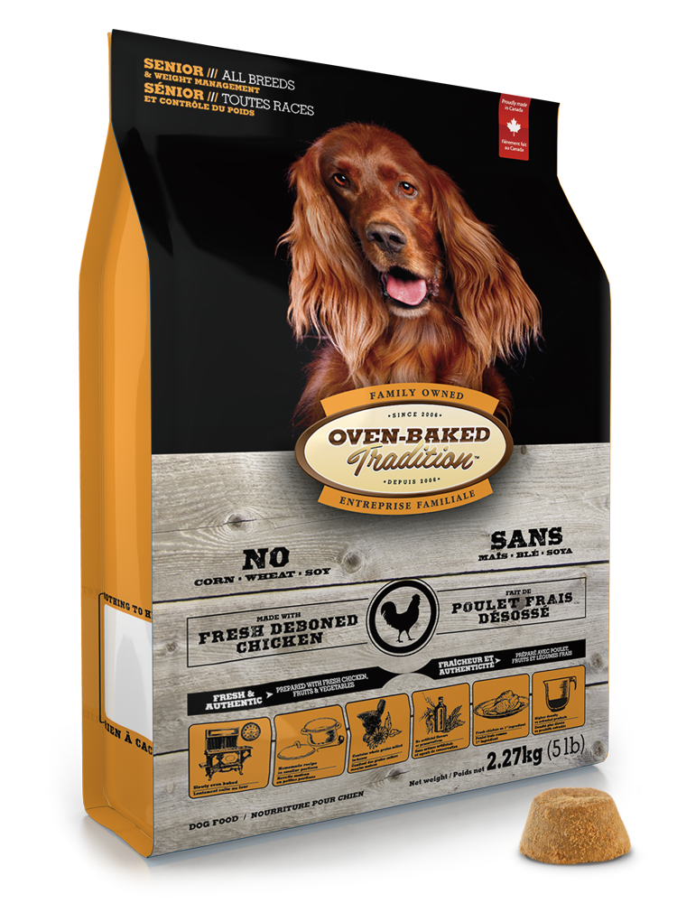 Oven-Baked 老犬糧 - 體重控制配方（大粒裝）(需預訂)