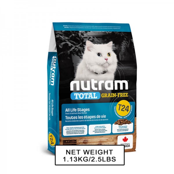 NUTRAM - T24 無薯無穀物全貓糧 (三文魚+鱒魚)