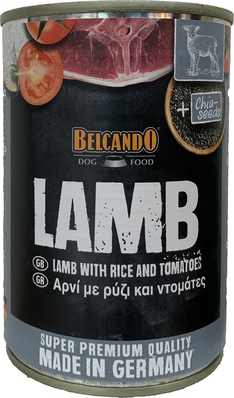 Belcando 德至尊 - 羊肉罐頭  (添加大米、蕃茄) 400g