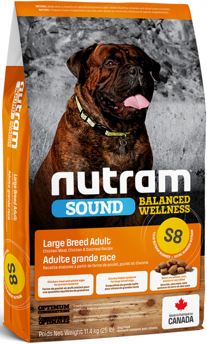 NUTRAM - S8 大型成犬天然粮 11.4KG (需预订)