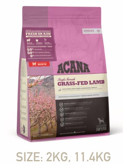ACANA 单一蛋白系列 - 无谷物草饲羊配方狗粮 (需预订)