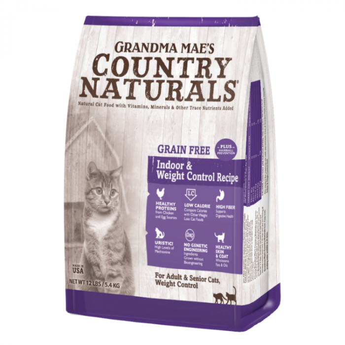 Country Naturals - 室內貓/老貓無穀物控制體重去毛球配方 (需預訂)