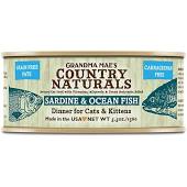 Country Naturals - 無穀物醬煮沙甸魚&深海魚貓罐頭 5.5oz
