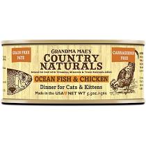 Country Naturals - 無穀物醬煮深海魚&雞肉貓罐頭 5.5oz (需預訂)