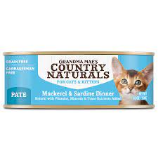 Country Naturals - 無穀物醬煮鯖魚&沙甸魚貓罐頭 5.5oz (需預訂)