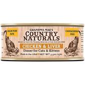 Country Naturals - 無穀物醬煮雞肉嫩肝貓罐頭 5.5oz (需預訂)