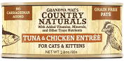 Country Naturals - 無穀物肉泥吞拿魚&走地雞貓罐頭 2.8oz (需預訂)