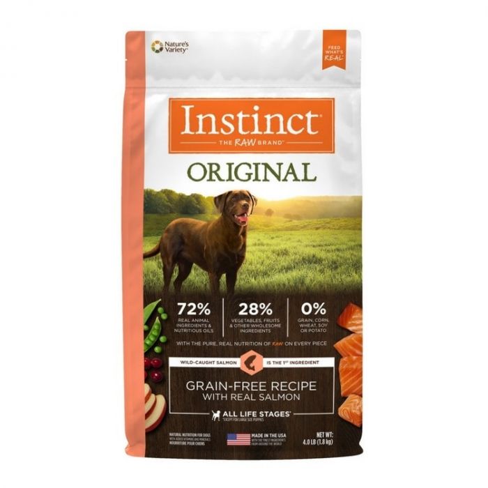 Instinct 经典无谷物系列 - 三文鱼配方全犬狗粮 20lbs (需预订)