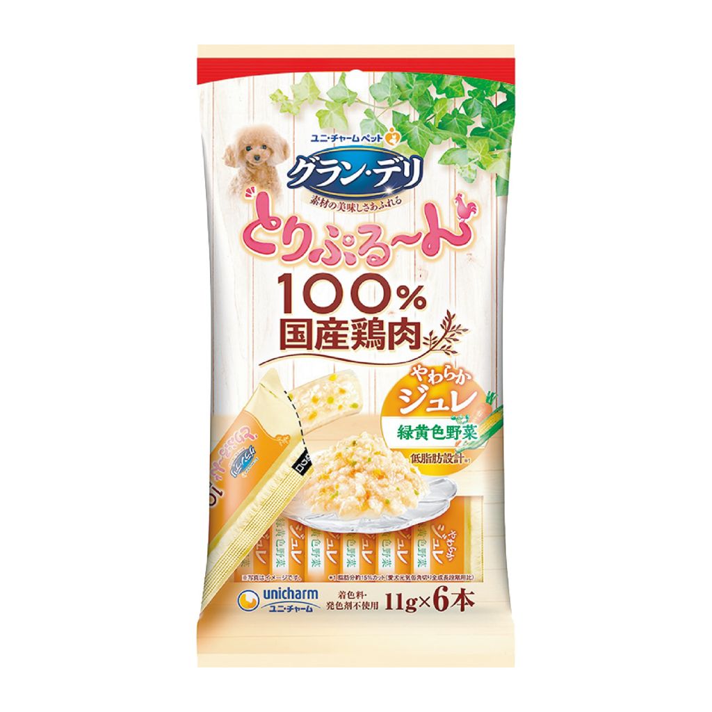 Unicharm - 鸡肉野菜肉泥 11g x 6 (需预订)