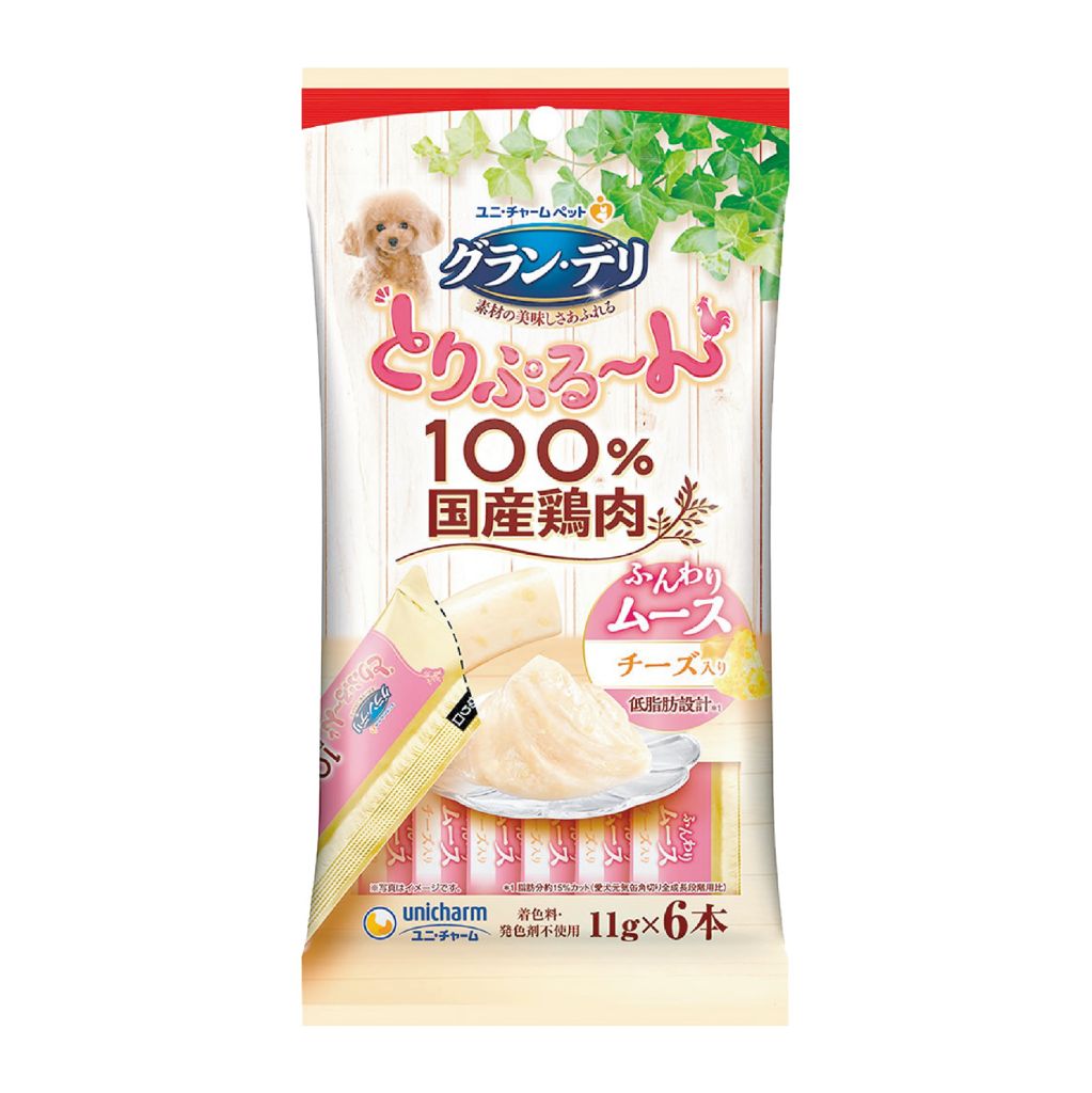 Unicharm - 雞肉芝士慕斯 11g x 6 (需預訂)