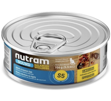 NUTRAM - S5 成貓老貓罐头(鸡肉+三文鱼) 156g