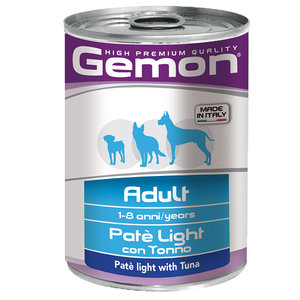 Gemon - 老犬/減肥吞拿鱼狗罐 400g