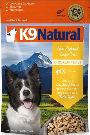 K9 Natural 凍乾脫水狗乾糧 - 雞肉盛宴配方