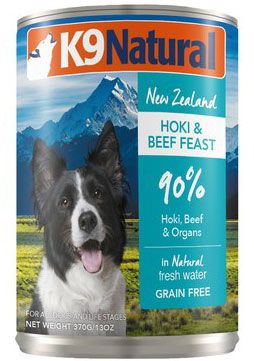 K9 Natural 主食狗罐頭 - 藍尖尾鱈魚牛肉配方 (需預訂)
