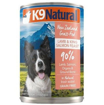 K9 Natural 主食狗罐頭 - 羊肉三文魚配方