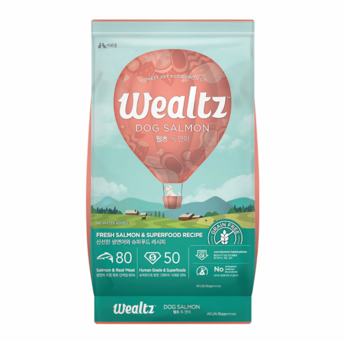 Wealtz - 全犬配方 無穀物觧三文魚狗糧 (需預訂)