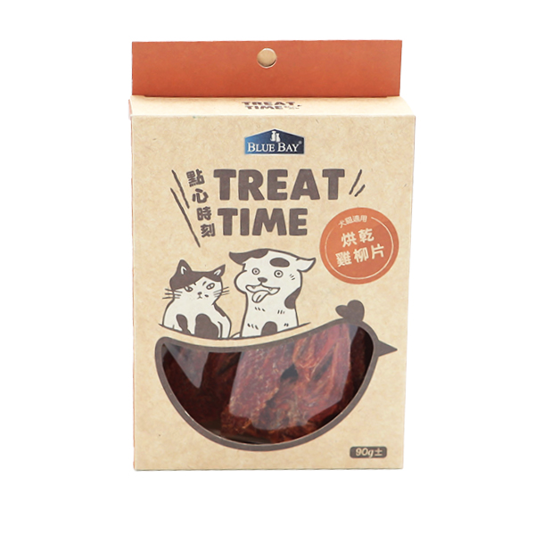 Blue Bay - Treat Time 烘乾鸡柳片 貓小食/狗小食 90g (需预订)