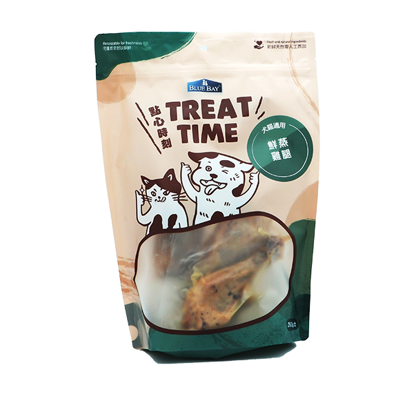 Blue Bay - Treat Time原只蒸鲜鸡腿 貓小食/狗小食 5pcs (需预订)