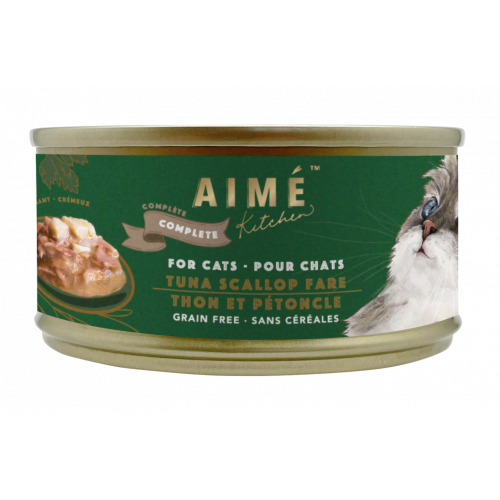 AIME KITCHEN - 上湯煮吞拿魚扇貝無穀物均衡主食貓罐頭 85g