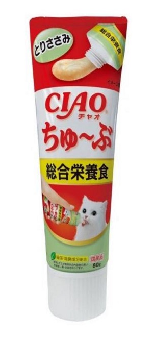 CIAO 日本貓小食 -唧唧支裝乳酸菌雞肉醬(綜合營養) 80g