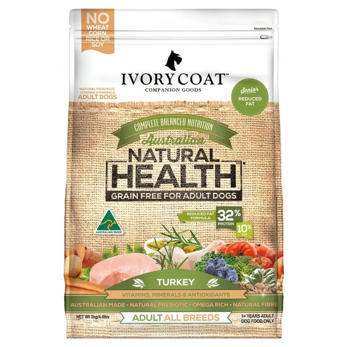 IVORY COAT - 無穀物低脂火雞肉老犬糧 (需預訂)
