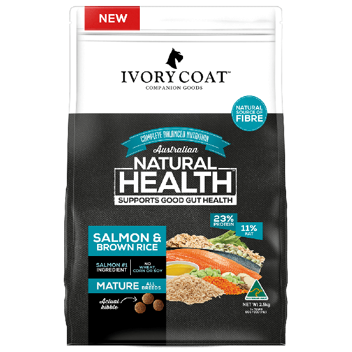 IVORY COAT - 三文鱼糙米老犬粮 2.5kg (需预订)